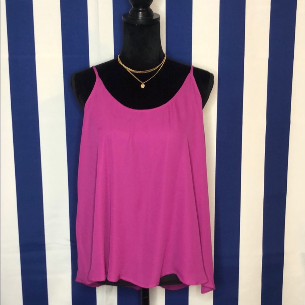 Apt.9 pink flowy tank top.